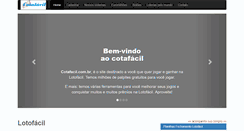 Desktop Screenshot of cotafacil.com.br