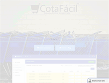 Tablet Screenshot of cotafacil.net
